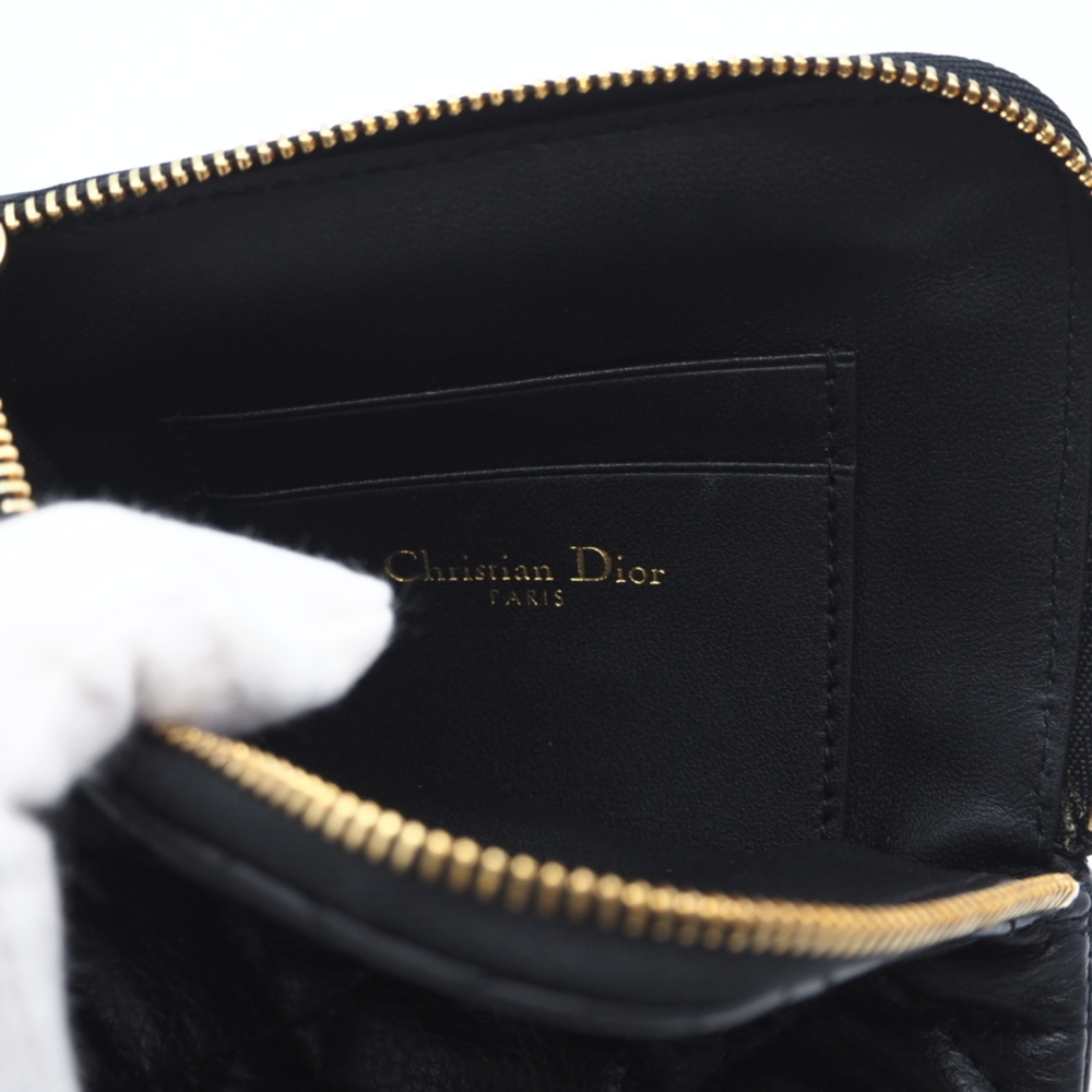 Christian Dior Caro Multifunction Cannage Pouch Shoulder Bag S5036UWHC Black ... - Picture 12 of 15